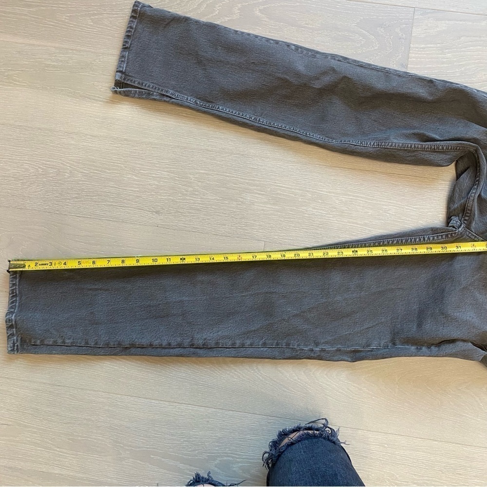 Zara Split Hem Slim Jeans in Brown size 2 - Picture 11 of 14